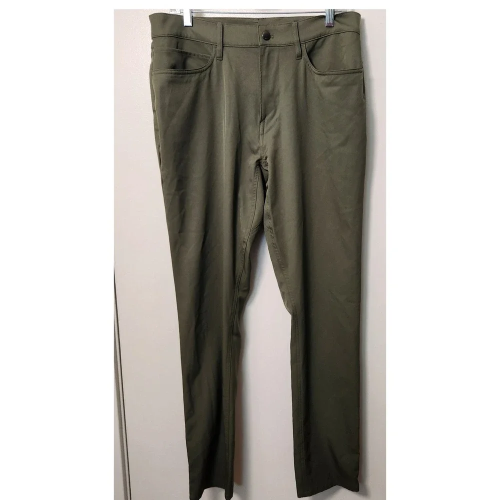 Polo Ralph Lauren Green Men's Performance Pants 32x32 5-Pocket Style‎ Athleisure